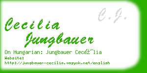 cecilia jungbauer business card